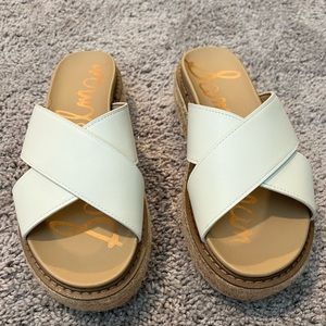 Sam Edelman platform espadrille sandals